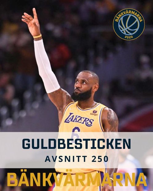 Avsnitt 250 - Guldbesticken - är här!
__

Luka till Lakers! Fox till Spurs! Landslagen! Quiz!
__

open.spotify.com/episode/4G8b7E…