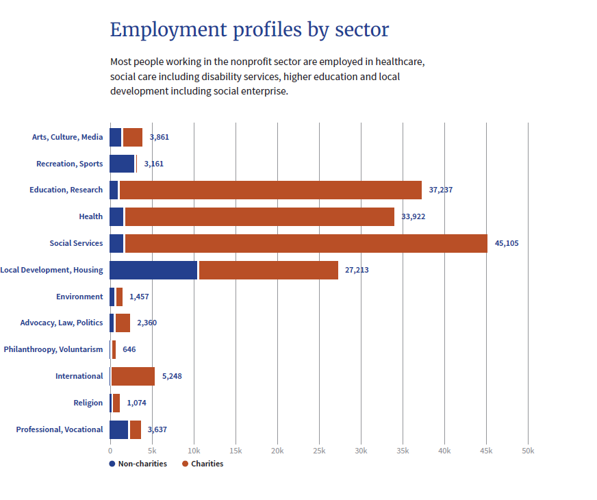 The overwhelming majority of NGO spending is plugging gaps in the provision of healthcare, housing, social services and education.

The two lads who write this magazine know this