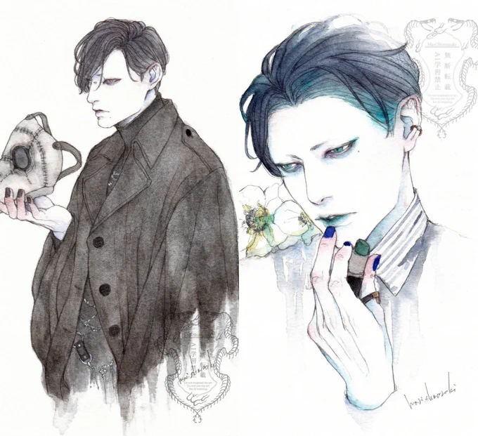 #刺さる人に届け一次創作祭り湿度高め系男子が好きな方に届くといいな 