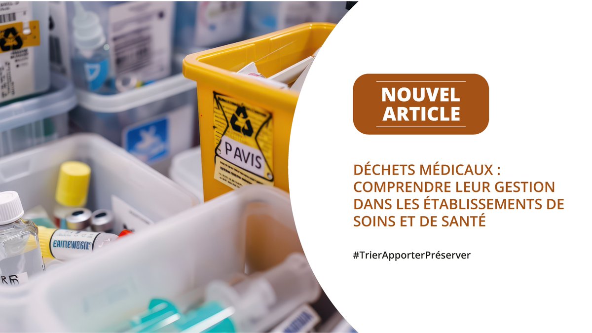 🏥 Hôpitaux, maisons de santé, EHPAD : la gestion des #déchets de soins est cruciale pour protéger la #santé et l’environnement 🌍. 

Tri, collecte et bonnes pratiques sont essentiels pour un impact positif ! 💊

En savoir +👇
cyclamed.org/dechets-medica…