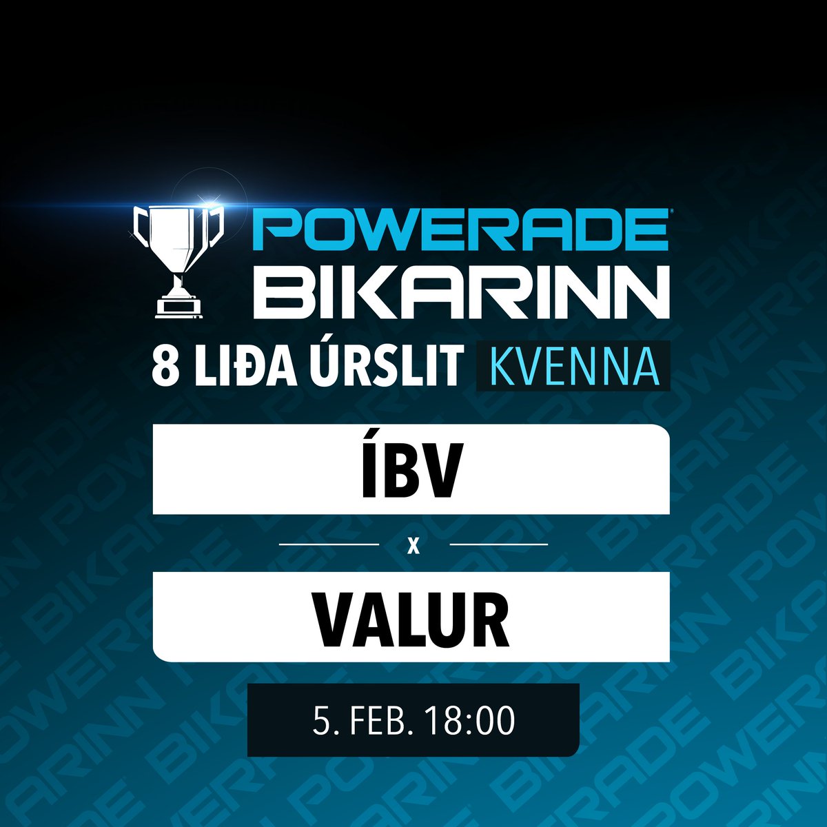 Leikið er í 8-liða úrslitum Powerade bikars kvenna í dag: 

ÍBV - Valur kl. 18:00 (Handboltapassinn)
Fram - Stjarnan kl. 19:30 (RÚV 2)
ÍR - Haukar kl. 19:30 (Handboltapassinn)
Víkingur - Grótta kl. 20:00

Miðasala í Stubbur app

#handbolti #poweradebikarinn