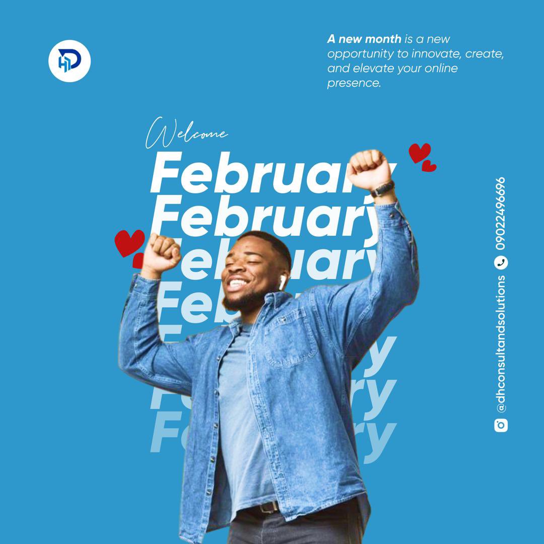 dhconsults's tweet photo. Hello February https://t.co/PkMh2zL7MV