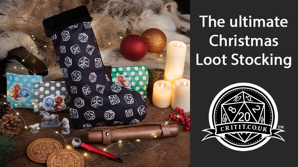 We have smashed through our first stretch goal, which means our Christmas Loot Stocking Kickstarter will now contain 2 exclusive limited edition dice sets as well as loads of other goodies! Whoop whoop!
kickstarter.com/projects/criti…