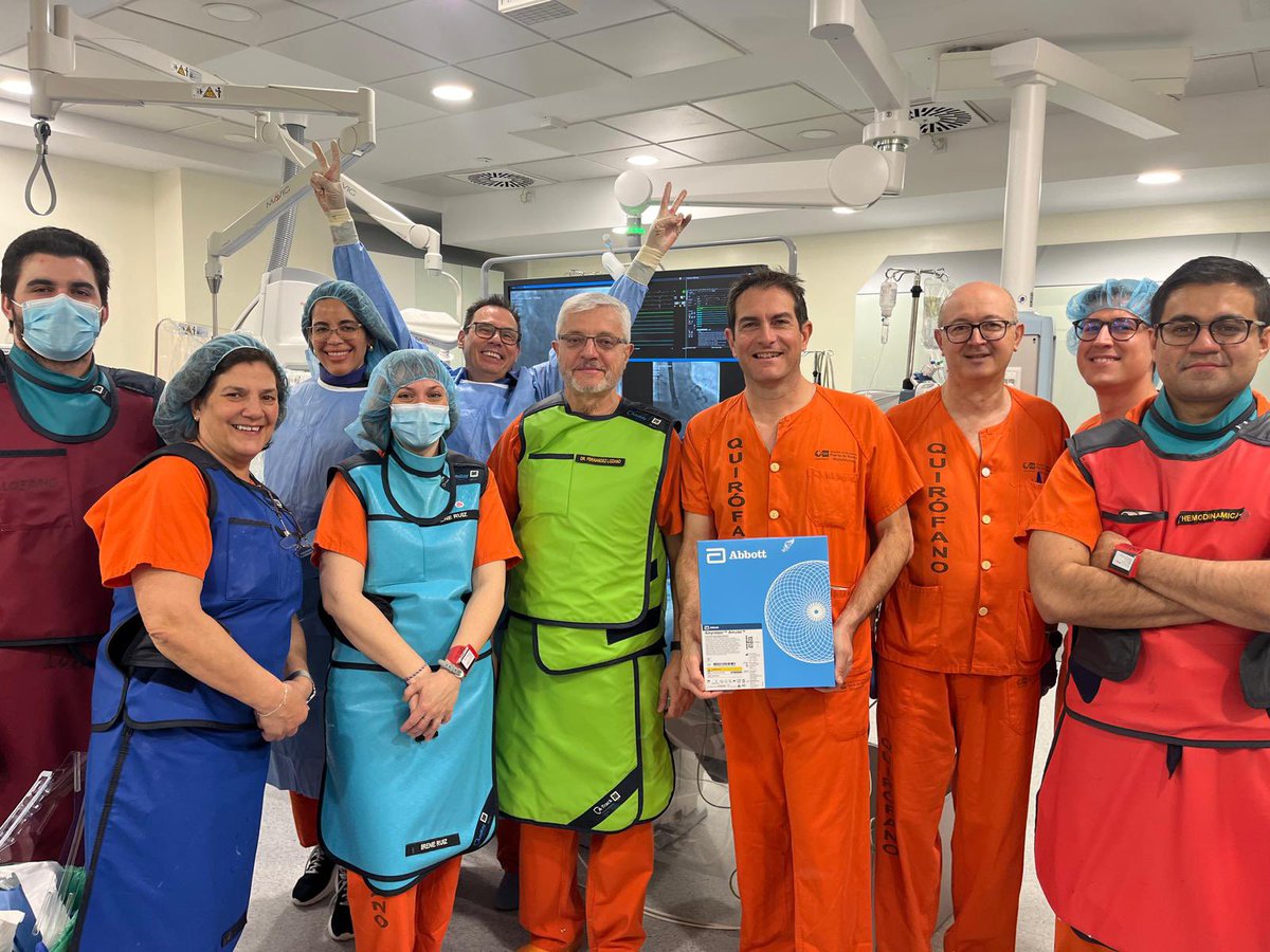 José Antonio (@jose_a100) on Twitter photo First hybrid case of AF ablation and LAA closure at Hospital Puerta de Hierro. Applying the results of the OPTION trial It’s a pleasure to work side by side with our electrophysiologist colleagues Dr. Lozano and Dr. Toquero <a href="/cardiopdh/">Cardiología Puerta de Hierro🫀</a> <a href="/shci_sec/">ACI-SEC: Hemodinamica</a> First hybrid case of AF ablation and LAA closure at Hospital Puerta de Hierro. Applying the results of the OPTION trial It’s a pleasure to work side by side with our electrophysiologist colleagues Dr. Lozano and Dr. Toquero <a href="/cardiopdh/">Cardiología Puerta de Hierro🫀</a> <a href="/shci_sec/">ACI-SEC: Hemodinamica</a>