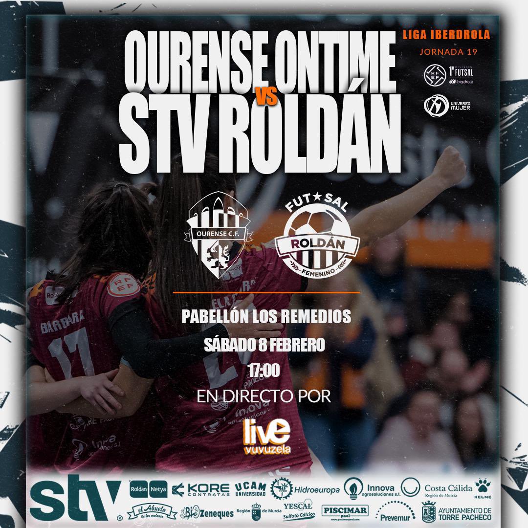 STV Roldán FSF (@roldanfsf) on Twitter photo ⚽️ 𝗣𝗥𝗢́𝗫𝗜𝗠𝗢 𝗣𝗔𝗥𝗧𝗜𝗗𝗢
📅 Sábado
🕕🇪🇸17:00H 🇵🇹16:00H
🆚 <a href="/OUontimeFSF/">Ourense Ontime FSF</a>
📍 Ourense
🏟 Pabellón Los Remedios
📺 <a href="/live_vuvuzela/">SinopsisVuvuzela</a>
🧡 ¡Vamos equipo!
#STVRoldan ⚽️ 𝗣𝗥𝗢́𝗫𝗜𝗠𝗢 𝗣𝗔𝗥𝗧𝗜𝗗𝗢
📅 Sábado
🕕🇪🇸17:00H 🇵🇹16:00H
🆚 <a href="/OUontimeFSF/">Ourense Ontime FSF</a>
📍 Ourense
🏟 Pabellón Los Remedios
📺 <a href="/live_vuvuzela/">SinopsisVuvuzela</a>
🧡 ¡Vamos equipo!
#STVRoldan
