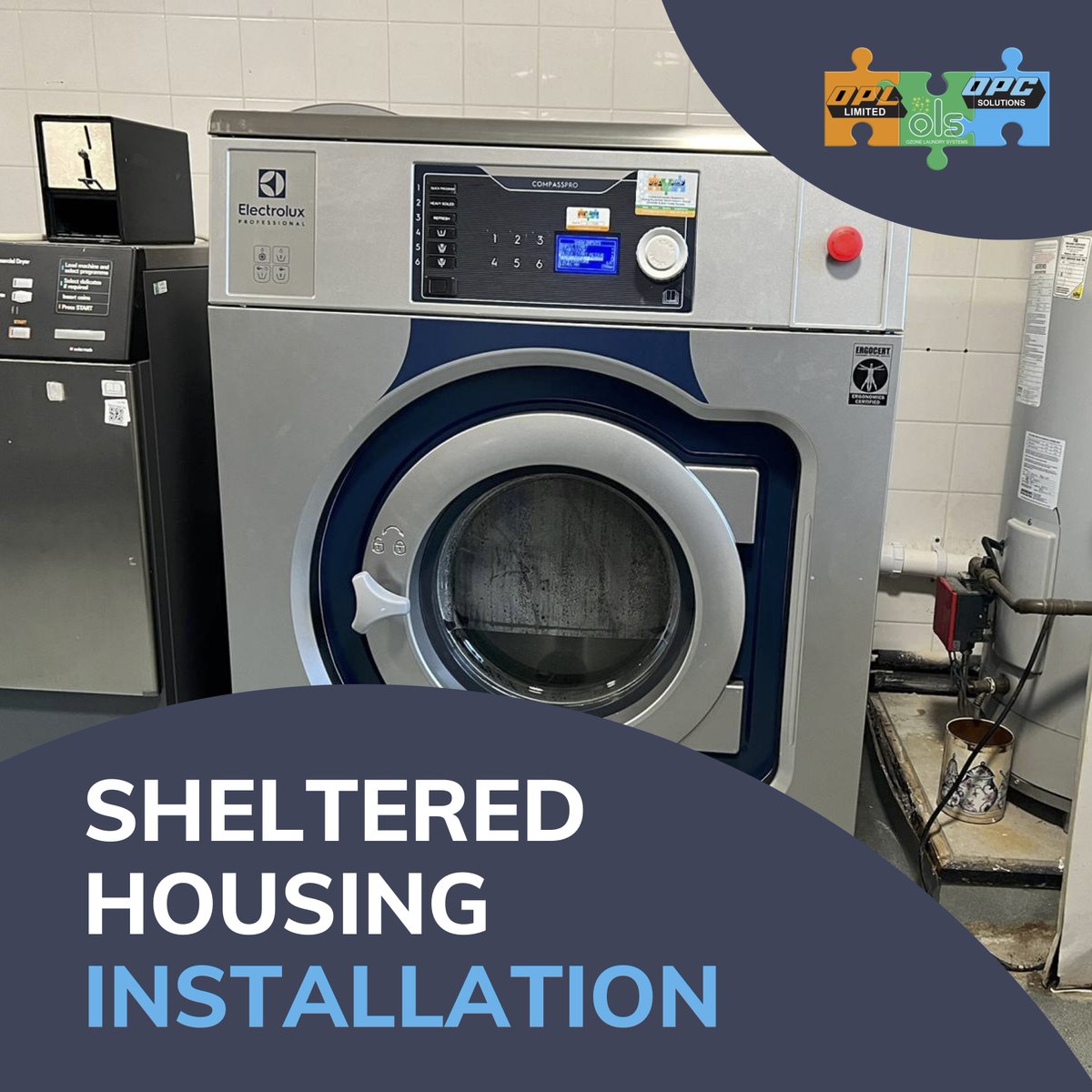 The OPL Group recently installed this Electrolux WH6-8 Washing Machine at a Sheltered Housing Scheme. We offer a wide range of industrial &amp; commercial laundry equipment to suit your business' needs.

Find out more > theoplgroup.co.uk/laundry

#commerciallaundry #laundryequipment
