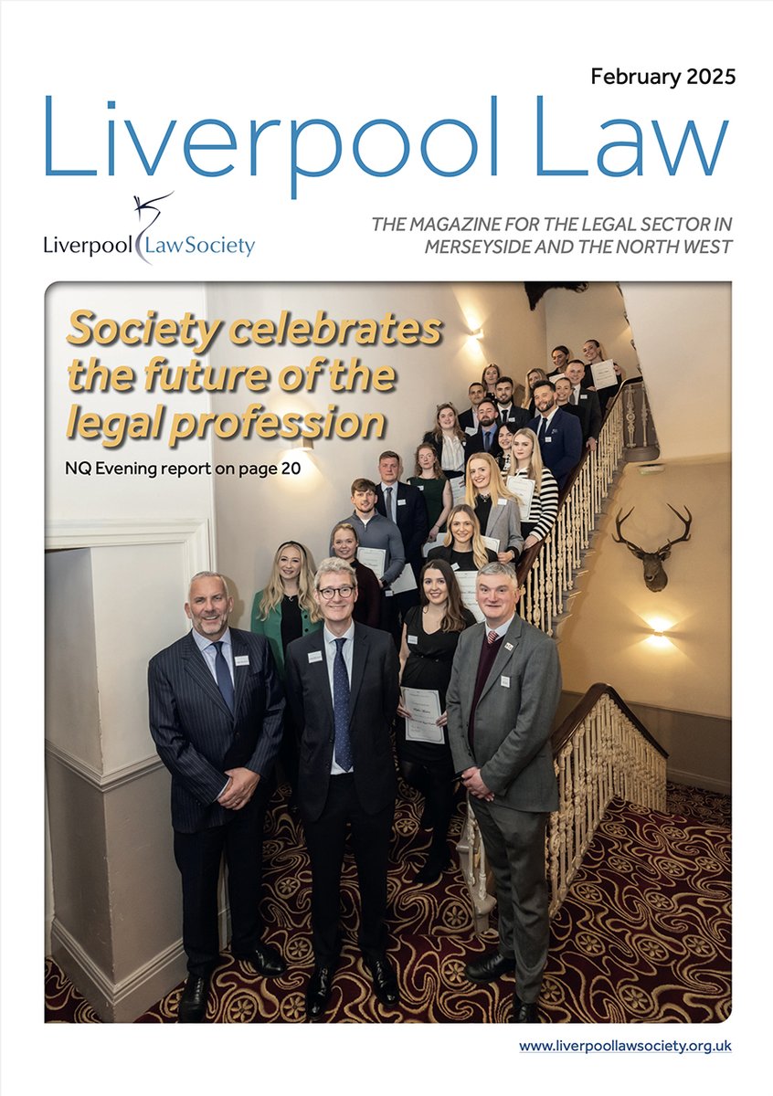 Liverpool Law Society (@lpoollawsociety) on Twitter photo The latest edition of 'Liverpool Law' e-magazine has landed👋 News from: <a href="/bondturnersols/">Bond Turner</a> <a href="/DWF_Law/">DWF Law</a> <a href="/Fletchers_Group/">Fletchers Solicitors</a> Frank Rogers, <a href="/irwinmitchell/">Irwin Mitchell</a> <a href="/JacksonLeesLaw/">Jackson Lees</a> <a href="/oconnors_law/">@oconnors_law</a> <a href="/PaulCrowleyCo/">Paul Crowley & Co</a> <a href="/VLCLiverpool/">Vauxhall Law Centre</a> Weightmans. All this and more inside 👇liverpoollawsociety.org.uk/services/liver…
#law #lawyers The latest edition of 'Liverpool Law' e-magazine has landed👋 News from: <a href="/bondturnersols/">Bond Turner</a> <a href="/DWF_Law/">DWF Law</a> <a href="/Fletchers_Group/">Fletchers Solicitors</a> Frank Rogers, <a href="/irwinmitchell/">Irwin Mitchell</a> <a href="/JacksonLeesLaw/">Jackson Lees</a> <a href="/oconnors_law/">@oconnors_law</a> <a href="/PaulCrowleyCo/">Paul Crowley & Co</a> <a href="/VLCLiverpool/">Vauxhall Law Centre</a> Weightmans. All this and more inside 👇liverpoollawsociety.org.uk/services/liver…
#law #lawyers
