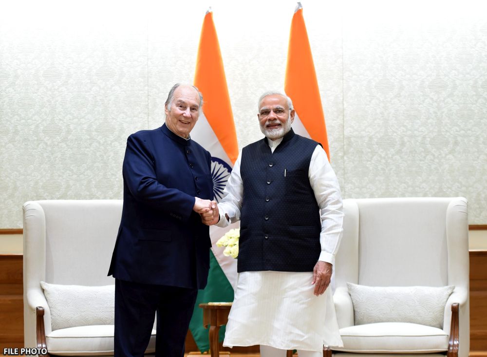 narendramodi's tweet image. Deeply saddened by the passing of His Highness Prince Karim Aga Khan IV. He was a visionary, who dedicated his life to service and spirituality. His contributions in areas like health, education, rural development and women empowerment will continue to inspire several people. I…