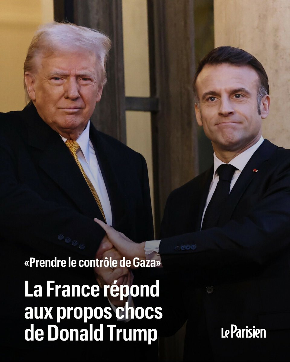 «L’avenir de Gaza doit s’inscrire non dans la perspective d’un contrôle par un État tiers mais dans le cadre d’un futur État palestinien»

Après les déclarations chocs de Donald Trump sur Gaza, la France fait entendre sa voix
➡️ l.leparisien.fr/20Zr