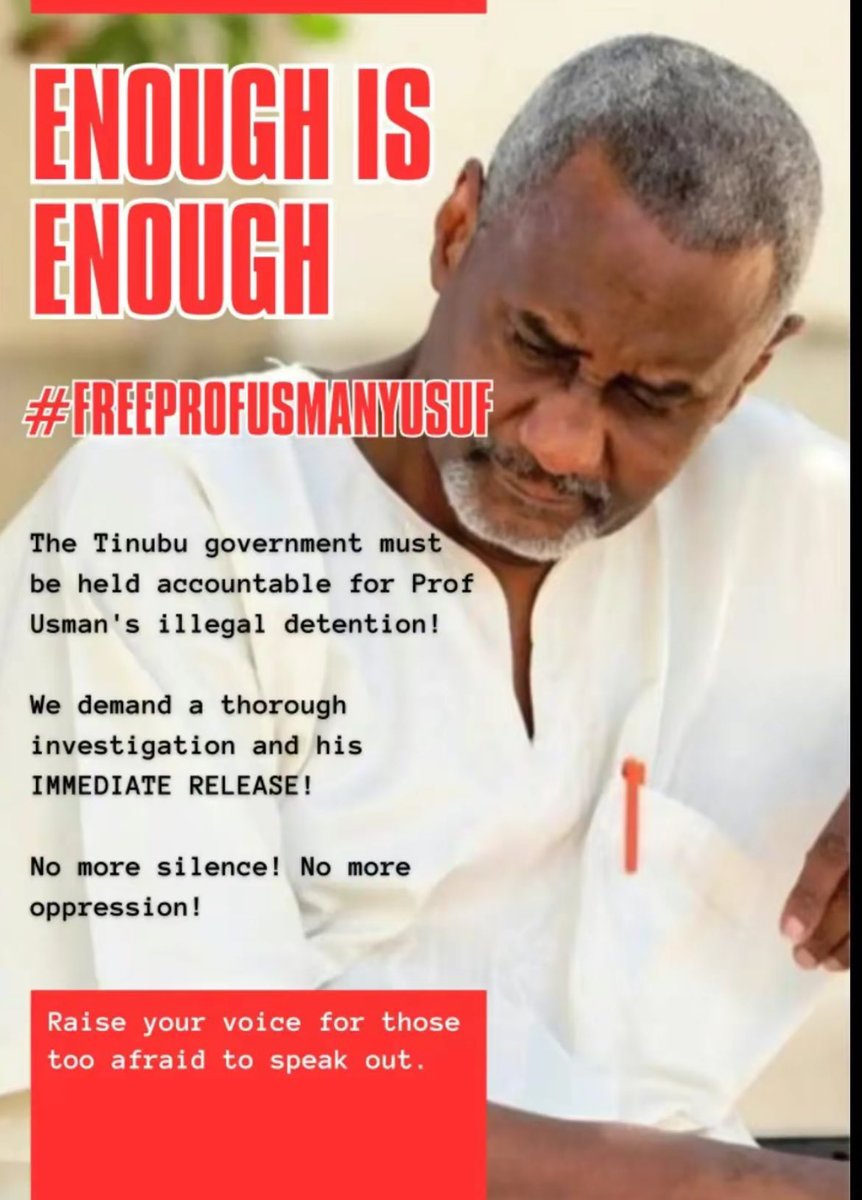 GAhmad6084's tweet photo. #FreeProFUsmanYusuf https://t.co/pQ7JMylLwd
