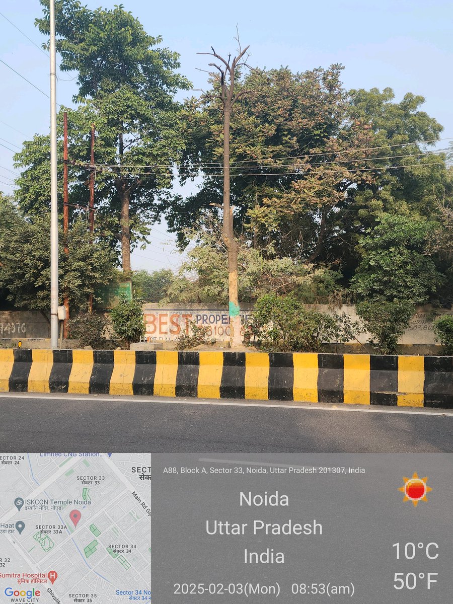 officialpnuts's tweet photo. @CeoNoida @noida_authority Noida pradhikaran ke udyan vibhag se mera anurodh hai ki sector 33 aur 34 ke bich ki road per Kai jagah sukhe ped Khade Hain Jo sadak ki sundarta ko kharab kar rahe hain inko jald se jald hatwa Diya jaaye. https://t.co/MIFxtgp7Io