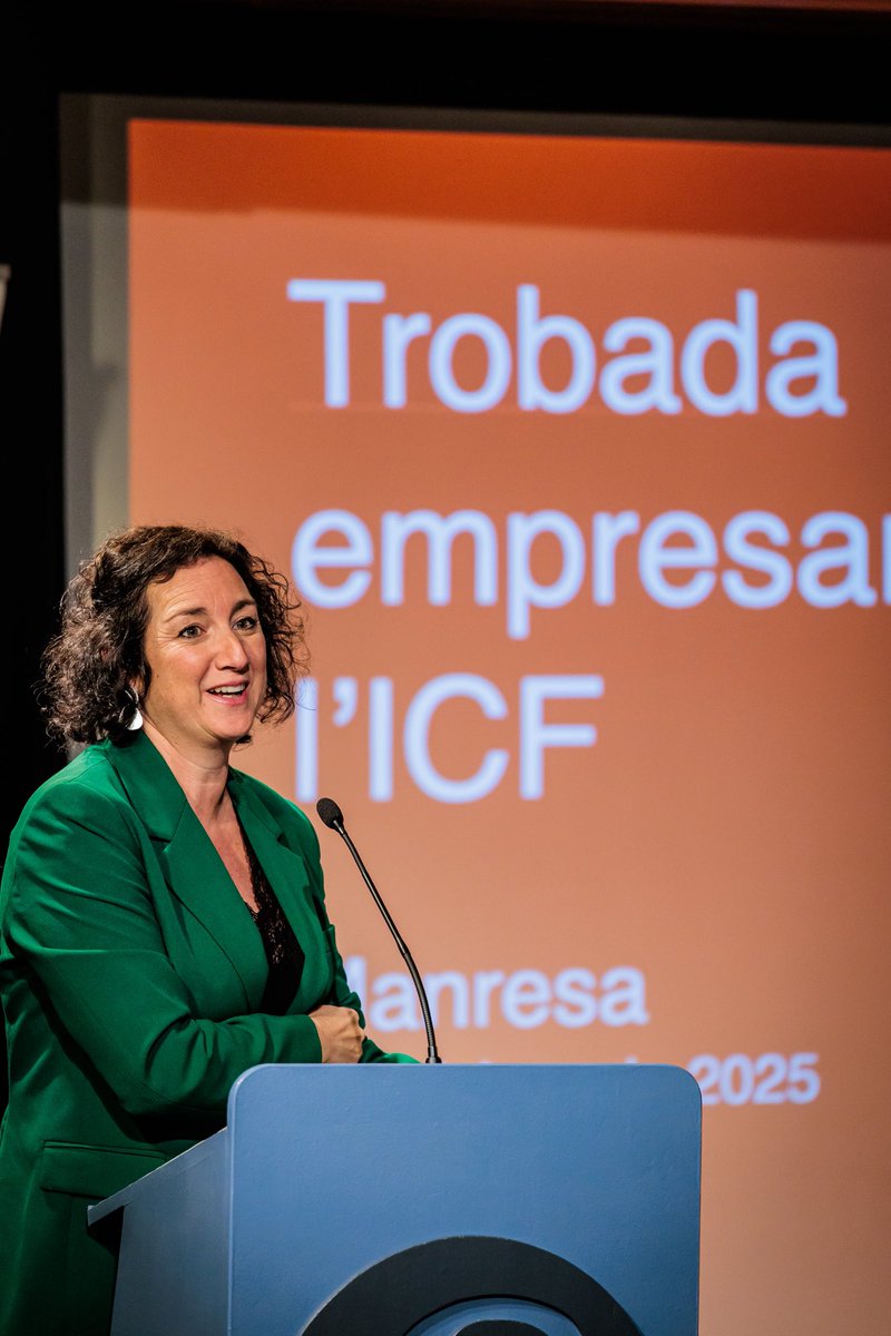 economiacat's tweet photo. 📍 La consellera @aliciarll fa avui una visita territorial a #Manresa:
La jornada ha començat amb una trobada empresarial de l’@icfcat:
💬 Consellera Romero: “Hem de ser capaços d’enfortir totes les capacitats que té Catalunya per tornar a liderar l’economia espanyola. Per això, un dels punts clau del pla #CatalunyaLidera és el finançament i aquí l’ICF tindrà un paper clau”