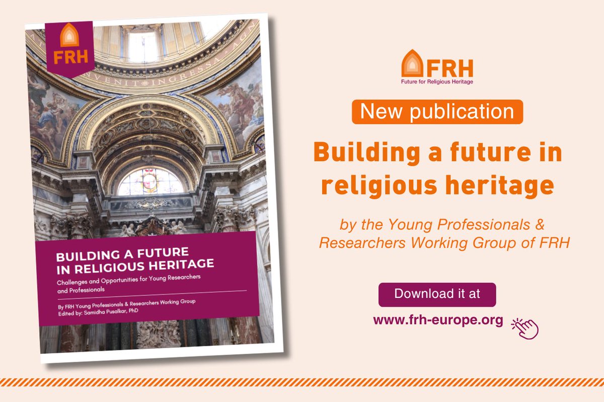 🌟We are thrilled to launch a new publication produced by our Young Professionals and Researchers Working  Group with🔟recommendations to help emerging talent build a successful career in #CulturalHeritage and #ReligiousHeritage.

📙Read or download it at bit.ly/4hMtpJw
