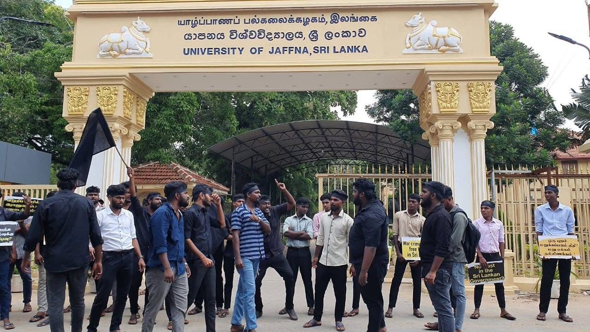 Jaffna University Students’ Union tweet media