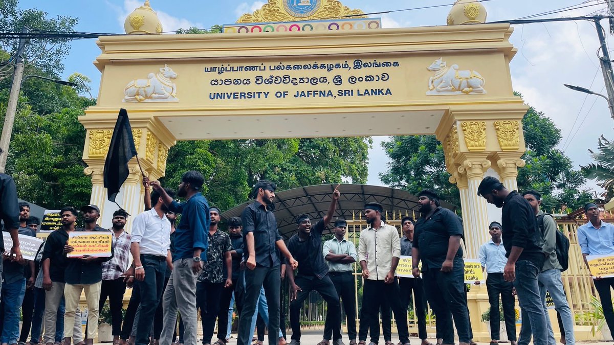 Jaffna University Students’ Union tweet media