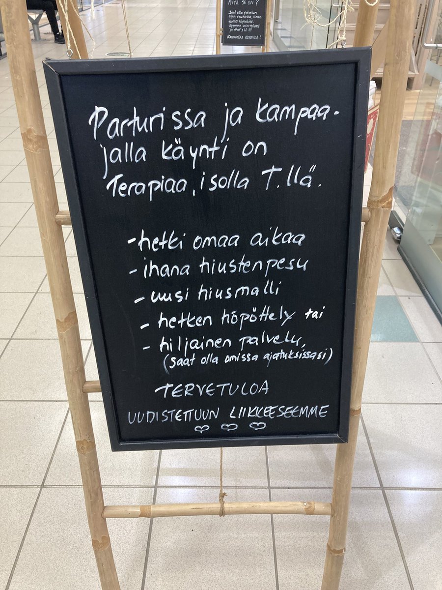 Oispa hiuksia.