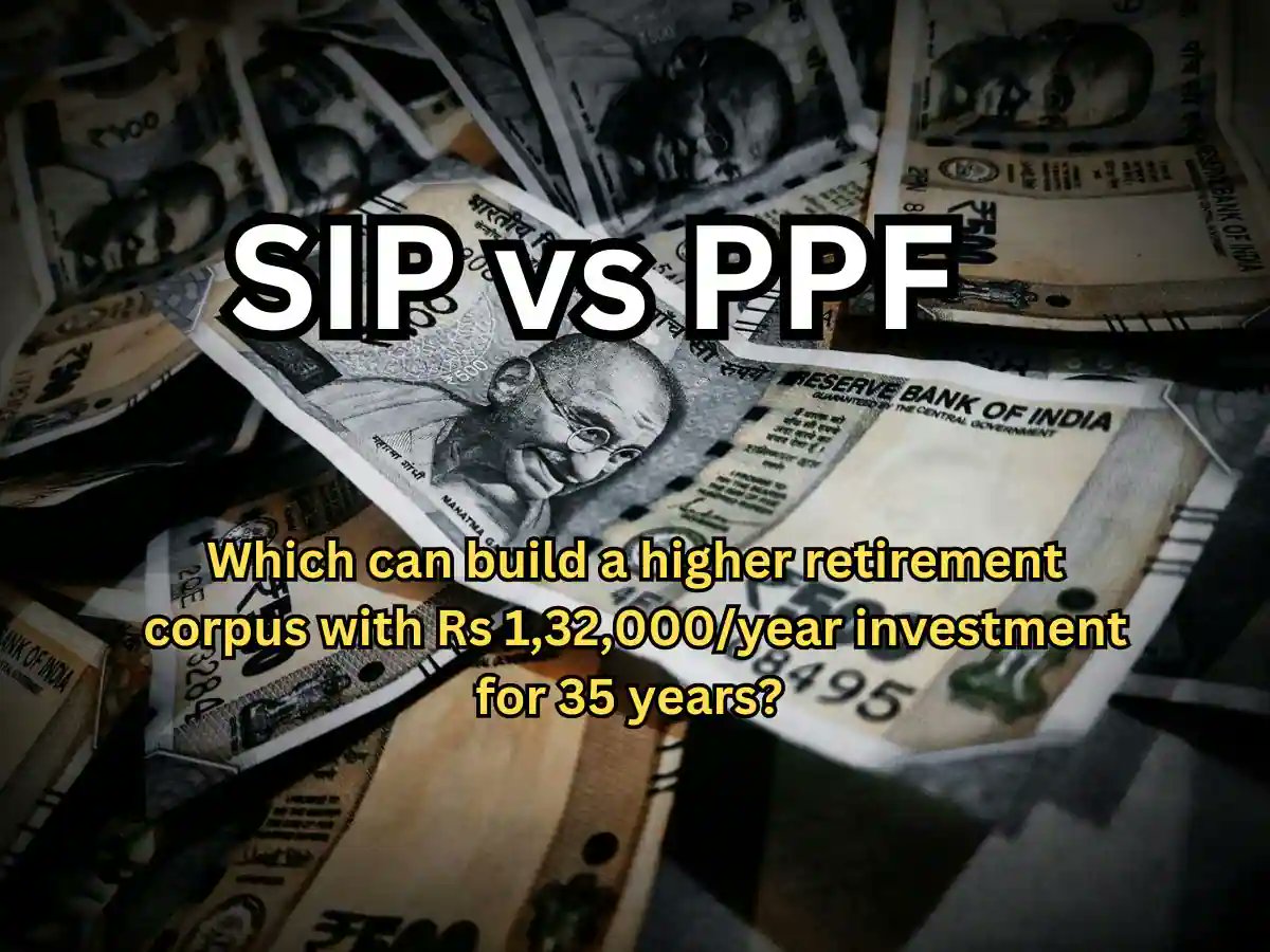 SIP vs PPF: Rs 1,32,000/year investment for 35 years; which can build a higher retirement corpus:-

How does SIP work?
A fixed amount is automatically deducted from your bank account and invested in mutual funds. These investments happen regularly, and you get units based on the