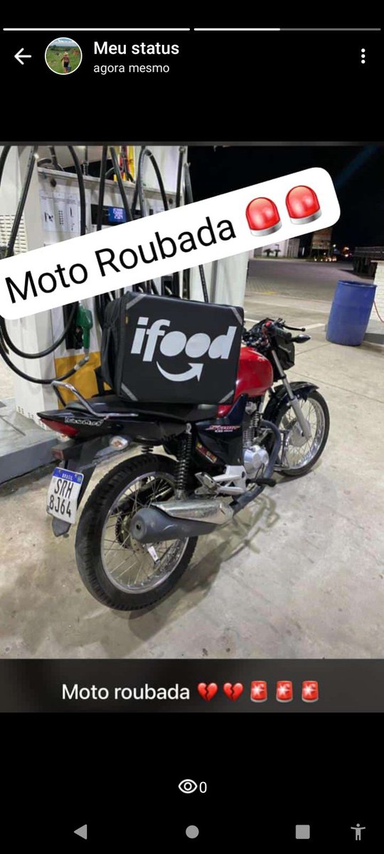 Koe Rapaziada, quem souber de algo aí da um alô, moto de trabalho do amigo.
