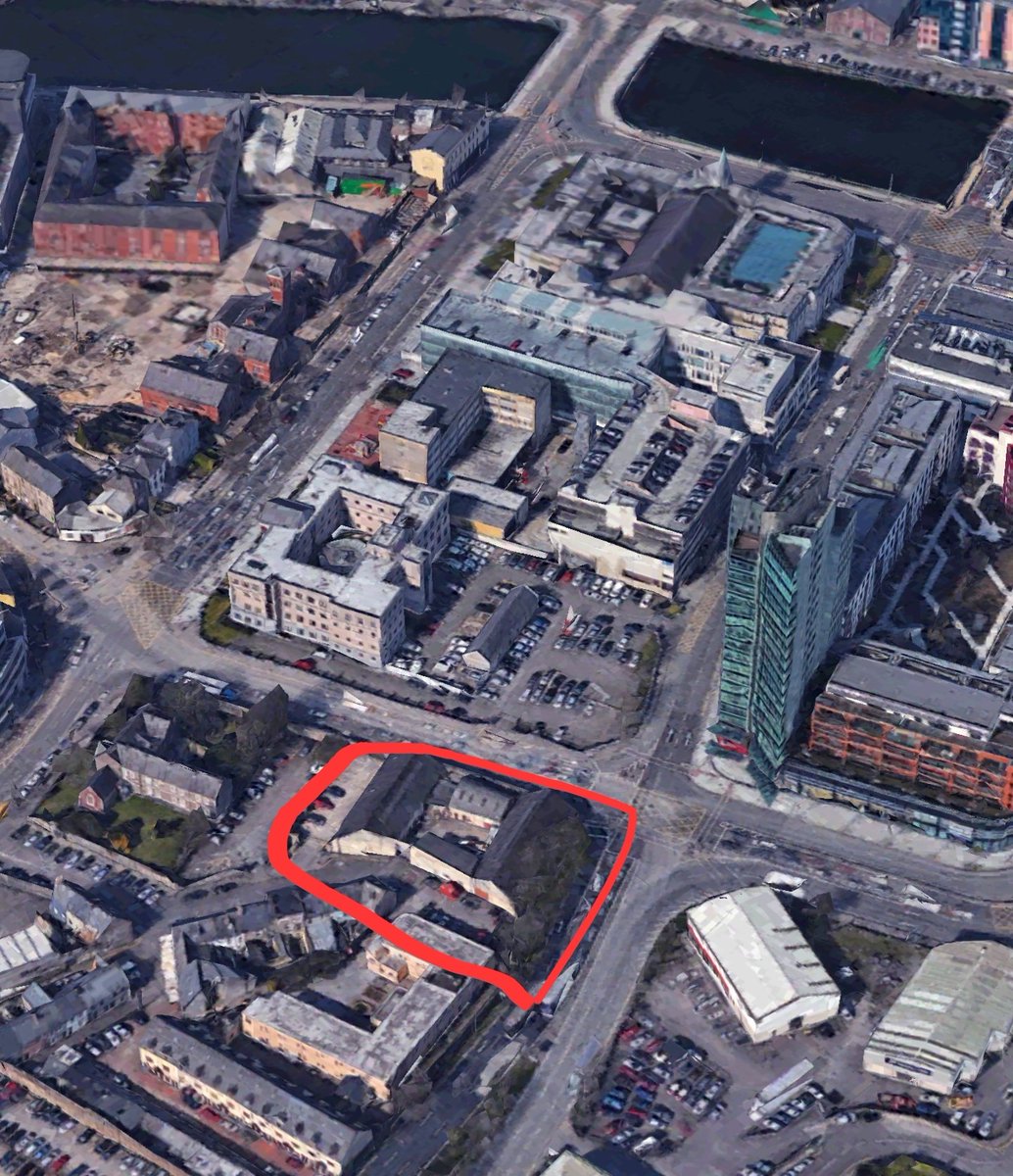 Looks like the Old Station Road site. Great location. Do Garda surface carpark next