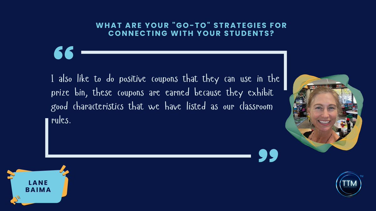 Excellent idea from an exceptional teacher! How do you connect with your students?