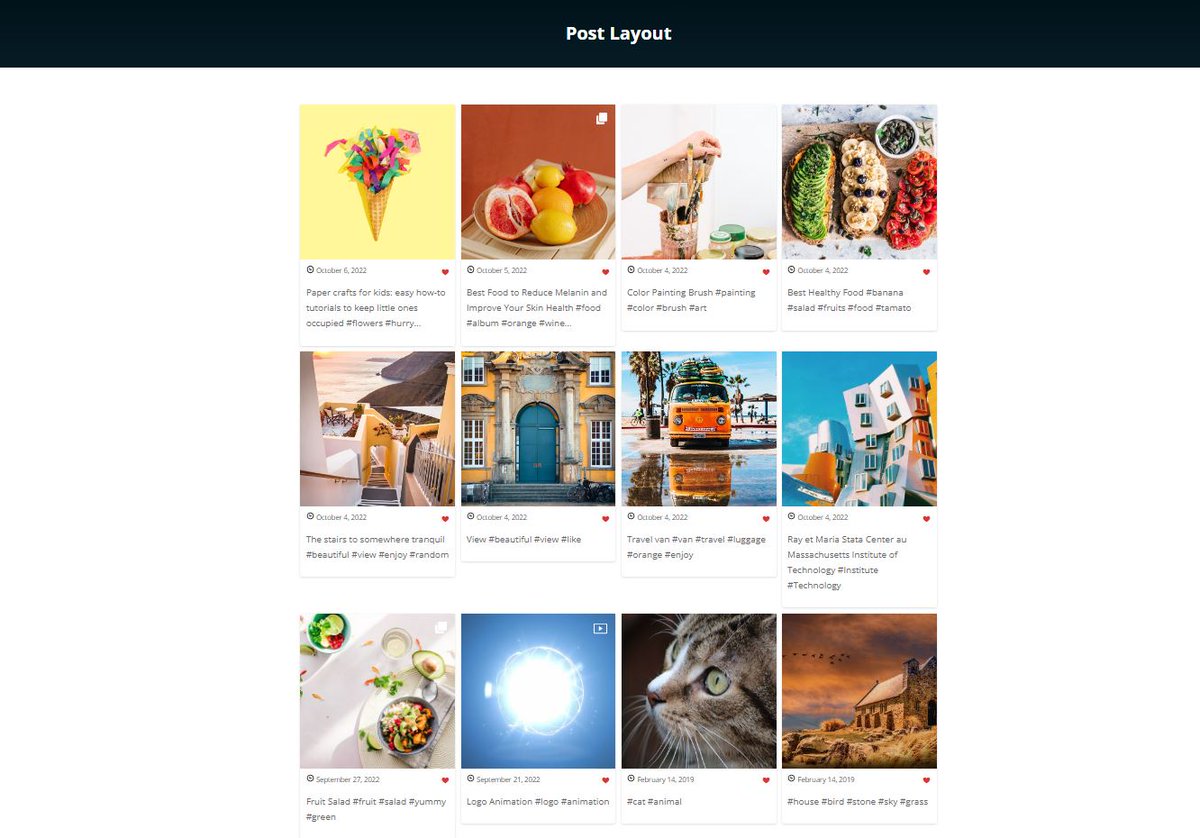 farazfrank777's tweet photo. Enhance your WordPress site with the Instagram Feed Gallery Premium plugin. Display your Instagram feed in a beautiful and functional way. Get the plugin here: https://t.co/feF7x002PI #WebDevelopment #SocialMediaTools #WordPressAddons https://t.co/b8BugOGsYt