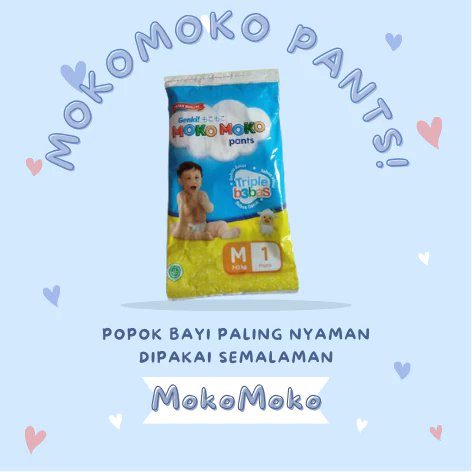 gusmuk's tweet photo. Popok Genki Moko Moko Kemasan Ekonomis 
Harga Rp1.500 per biji 
beli disini: https://t.co/4F0qKmsqpz https://t.co/hVuBHkoWGX
