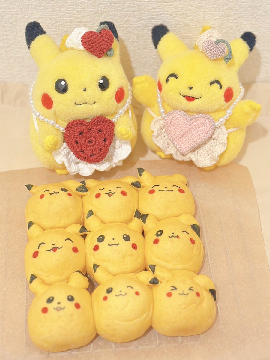 chai_pudding's tweet image. ピカチュウのパン作った⚡️⚡️
#ピカチュウの日