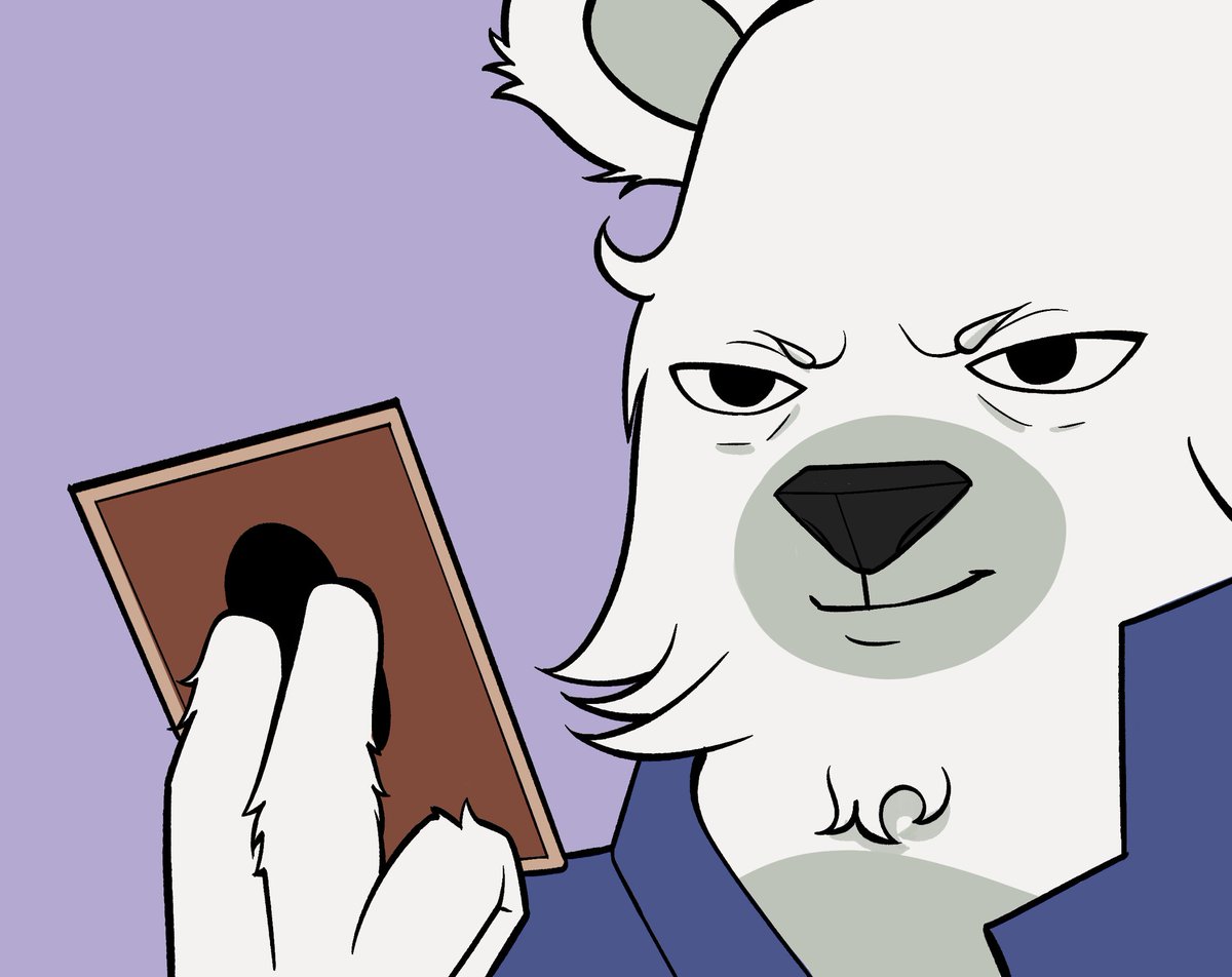 Thoon-Gi-Oh is gearing up to put the Blue-eyed White Bear into attack mode.