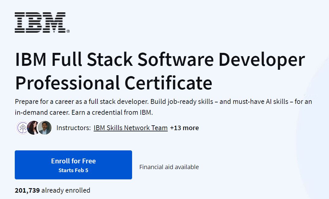 clcoding's tweet image. IBM Full Stack Software Developer Professional Certificate
clcoding.com/2023/11/ibm-fu…