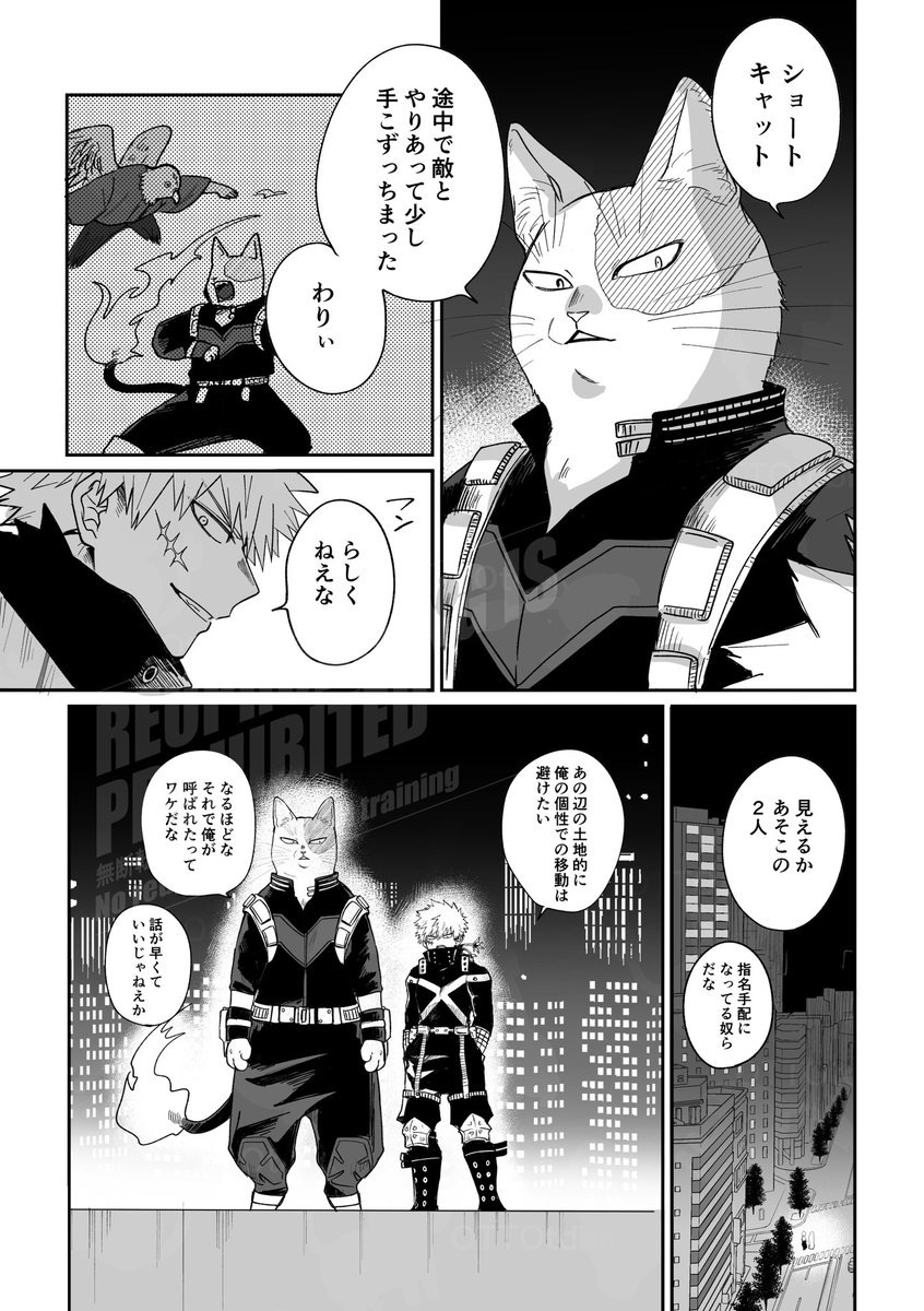 2/9新刊サンプル🩵🧡🐈️
同棲轟爆とショトキャの日常漫画です🌸
ツリーにサンプル続きます 