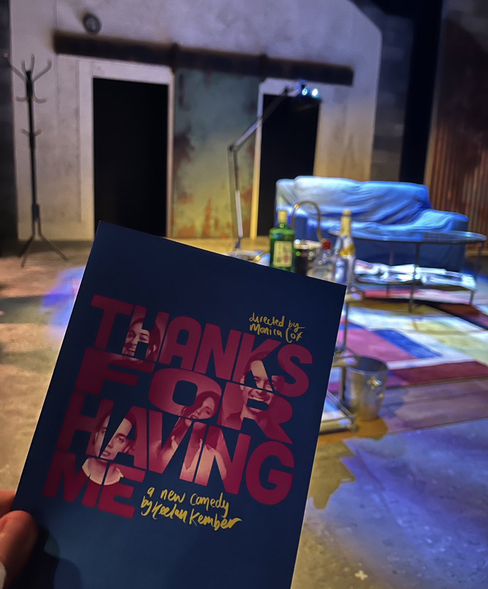 Focusing more on emotional standpoints than plot, there’s intelligent dialogue throughout, but the way in which ‘Thanks for Having Me’ is directed feels over-rehearsed. Audience distractions on the front row &amp; sound issues also didn’t help this perf from its first scene onwards.