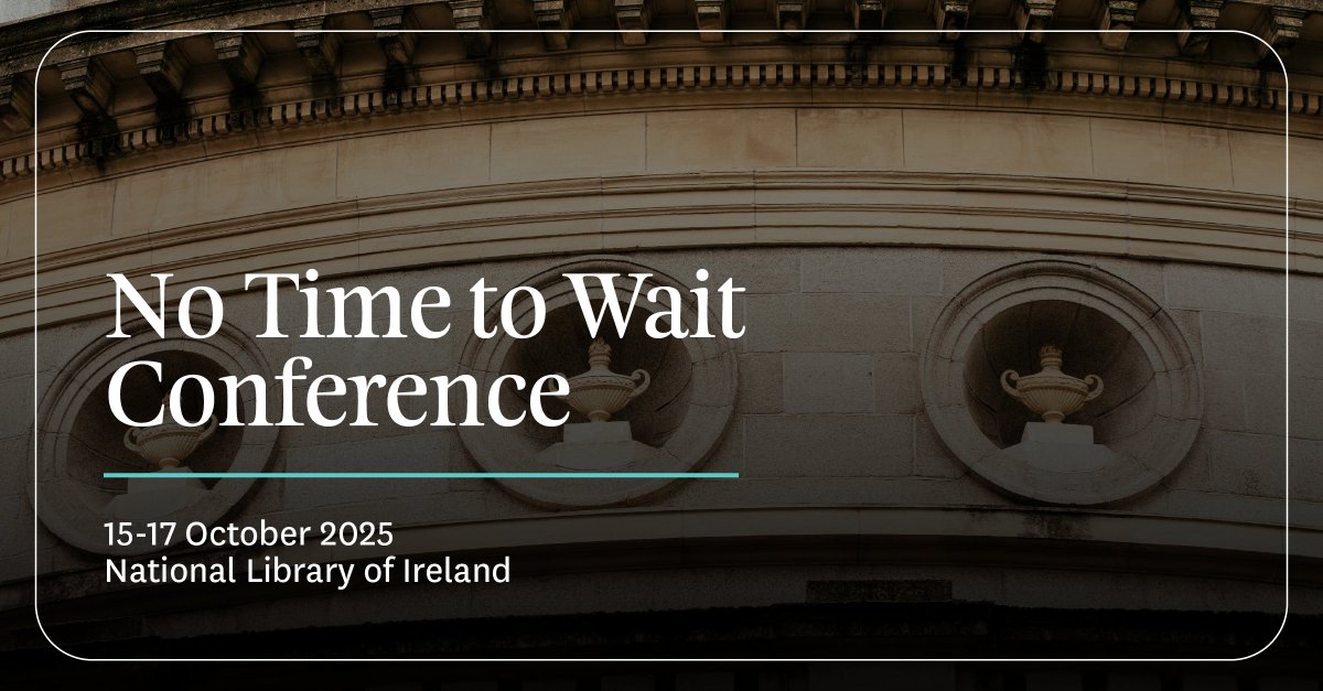 National Library of Ireland (@nlireland) on Twitter photo The No Time to Wait conference returns for its 9th edition from 15-17 October 2025 at the <a href="/NLIreland/">National Library of Ireland</a>. Co-organised with <a href="/nttwconf/">No Time to Wait</a>.
💻 Registration for #NTTW9, available for both in-person + remote attendees, is now open.
➡️ Learn more + register: nli.ie/news-stories/n… The No Time to Wait conference returns for its 9th edition from 15-17 October 2025 at the <a href="/NLIreland/">National Library of Ireland</a>. Co-organised with <a href="/nttwconf/">No Time to Wait</a>.
💻 Registration for #NTTW9, available for both in-person + remote attendees, is now open.
➡️ Learn more + register: nli.ie/news-stories/n…