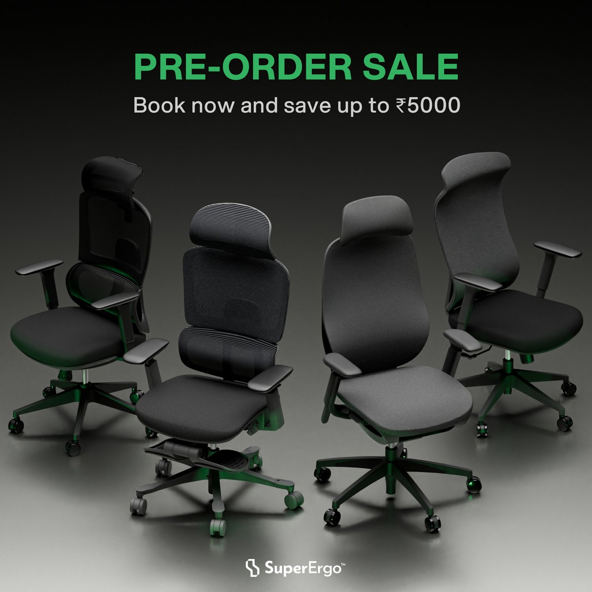 superergo_in's tweet image. 🚀 We SOLD OUT last month! But don’t worry—we’re back with pre-orders for those who can’t wait to get their hands on @superergo_in  chairs.

💰 Pre-order now &amp;amp; save up to ₹5000
📦 Shipping starts Feb 10th

Secure yours today! 🔥 #SitBetter #WorkBetter #SuperErgo