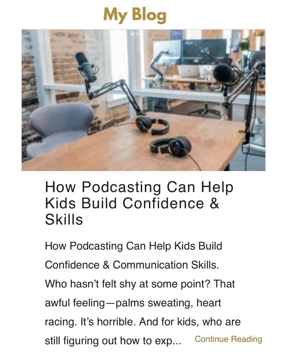 🎙️Check out our new blog post!🎙️

Find out how podcasting can be a game-changer for kids,building their confidence and teaching them valuable skills. Learn more on our website (link in bio)
#Podcasting #KidsEmpowerment #ConfidenceBuilding #SkillsDevelopment #community #Greenford