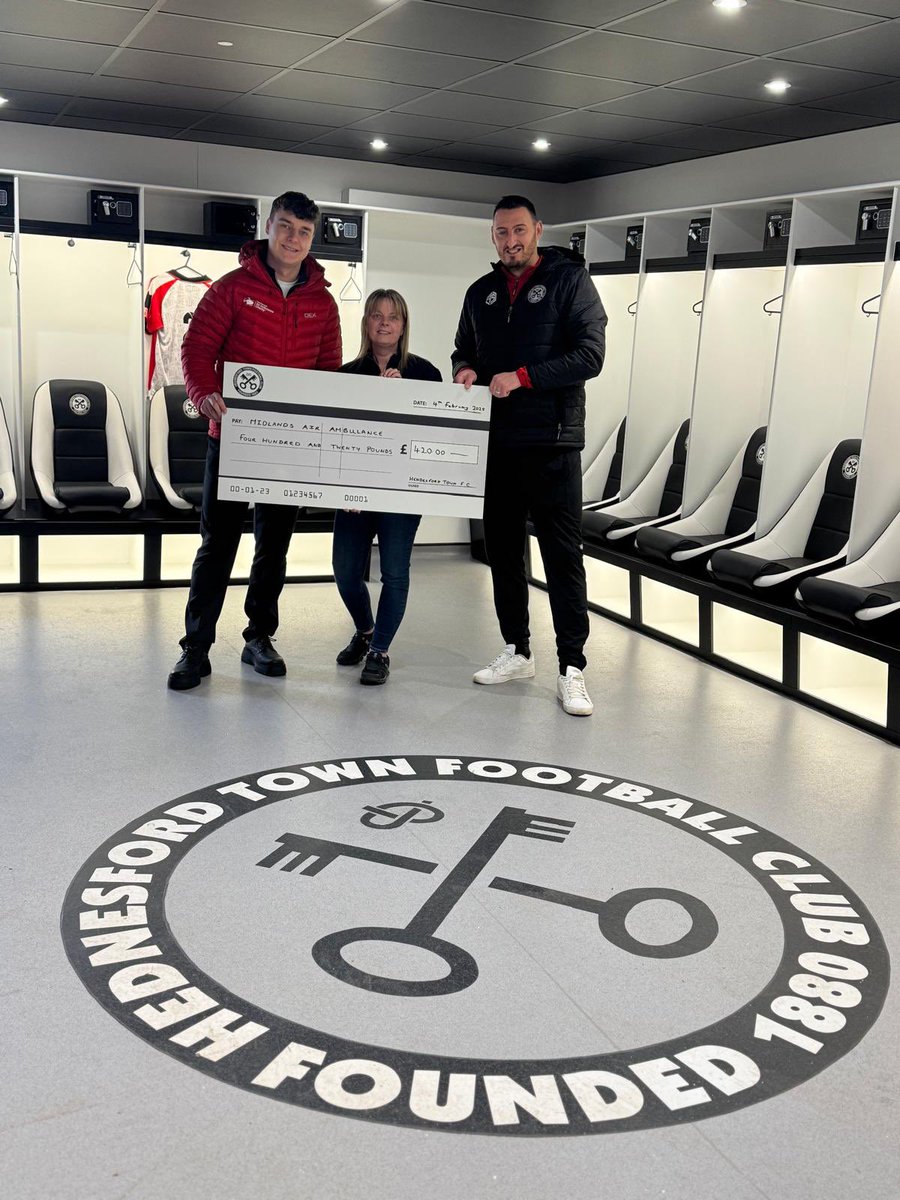 Hednesford Town FC (@hednesford_town) on Twitter photo Over the course of the last few days , here at Keys Park Hednesford Town have been continuing their focus on community and charity work with donations made to vital charities within the region.
Firstly, a donation was made to Adele’s Princess Wish foundation for £330; this was Over the course of the last few days , here at Keys Park Hednesford Town have been continuing their focus on community and charity work with donations made to vital charities within the region.
Firstly, a donation was made to Adele’s Princess Wish foundation for £330; this was