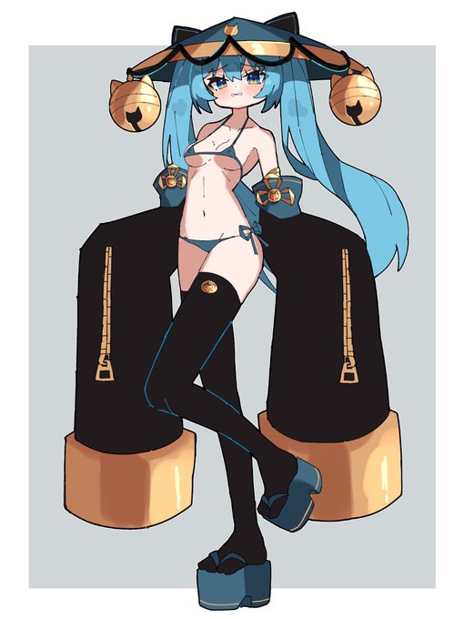 うちの子の衣装をミクちゃんに着てもらった! 