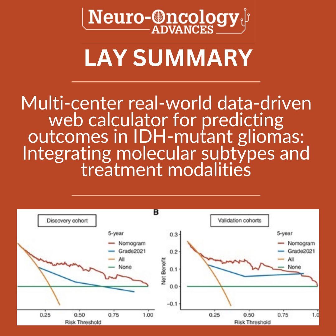 EditorNeuro's tweet photo. This study, featured in our latest issue, showed that specific features and genetic markers of #IDHMutant #gliomas were linked to less successful #tumor removal.

Using this data, the authors of the study developed an online calculator for clinical use. 

https://t.co/y5GQd2O2pE https://t.co/1LDpQjOs4C