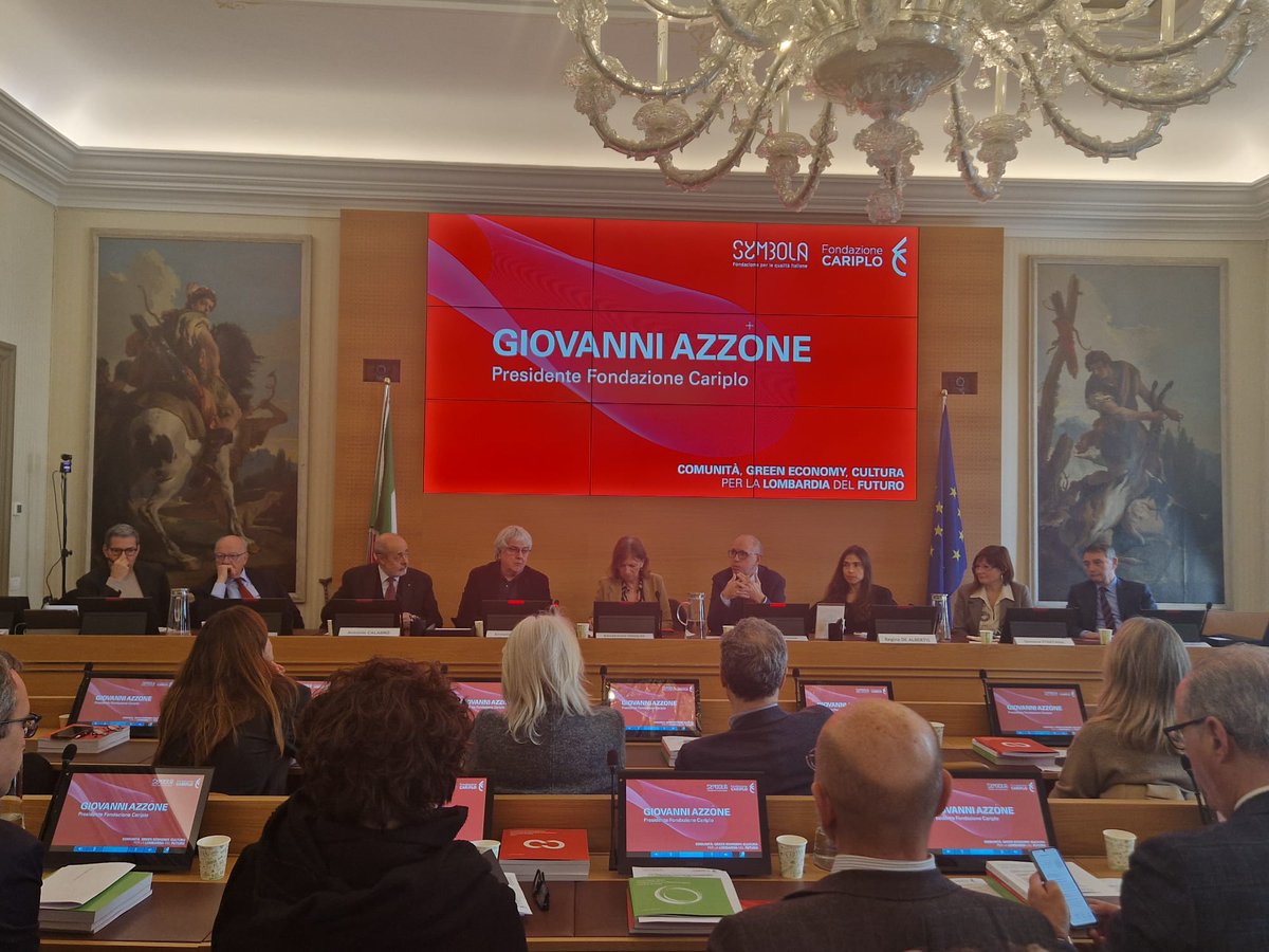 Fondazione Symbola (@symbolafondazio) on Twitter photo 🎙️<a href="/giovanniazzone/">giovanni azzone</a> Presidente <a href="/FondCariplo/">Fondazione Cariplo</a>
"Insistiamo ad investire in cultura. I dati dimostrano quanto sia “utile” farlo. Nella programmazione delle attività 2025 Cariplo, impegna oltre 50mln€ a sostegno di progetti di carattere culturale, in vari ambiti".
#FocusLombardia 🎙️<a href="/giovanniazzone/">giovanni azzone</a> Presidente <a href="/FondCariplo/">Fondazione Cariplo</a>
"Insistiamo ad investire in cultura. I dati dimostrano quanto sia “utile” farlo. Nella programmazione delle attività 2025 Cariplo, impegna oltre 50mln€ a sostegno di progetti di carattere culturale, in vari ambiti".
#FocusLombardia