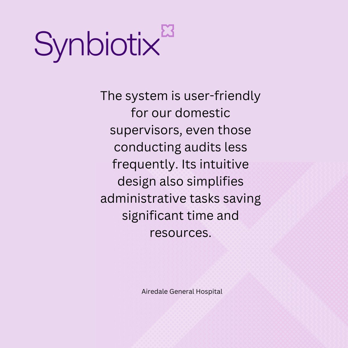 We are always so grateful to receive feedback. If you are a Synbiotix customer and would like to give us some feedback on the service we provide please get in touch.

#synbiotix #nhs