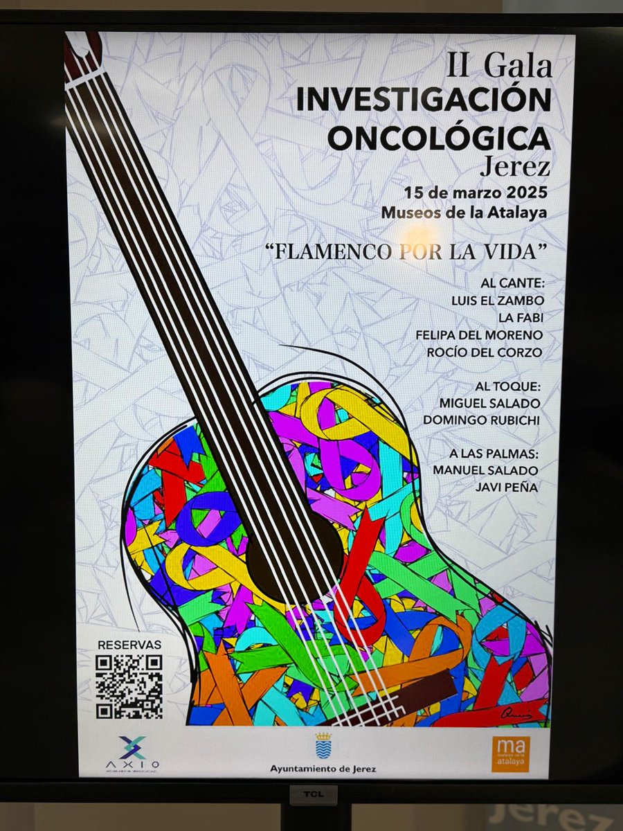 II GALA INVESTIGACION ONCOLOGICA JEREZ. SABADO 15 de MARZO. MUSEO DE LA ATALAYA. "FALMENCO POR LA VIDA"<a href="/ciudadjerez/">Ayuntamiento de Jerez</a> <a href="/MuseosAtalaya/">Museos de la Atalaya</a>
#jerez2031 #turismojerez #DiaMundialContraElCancer