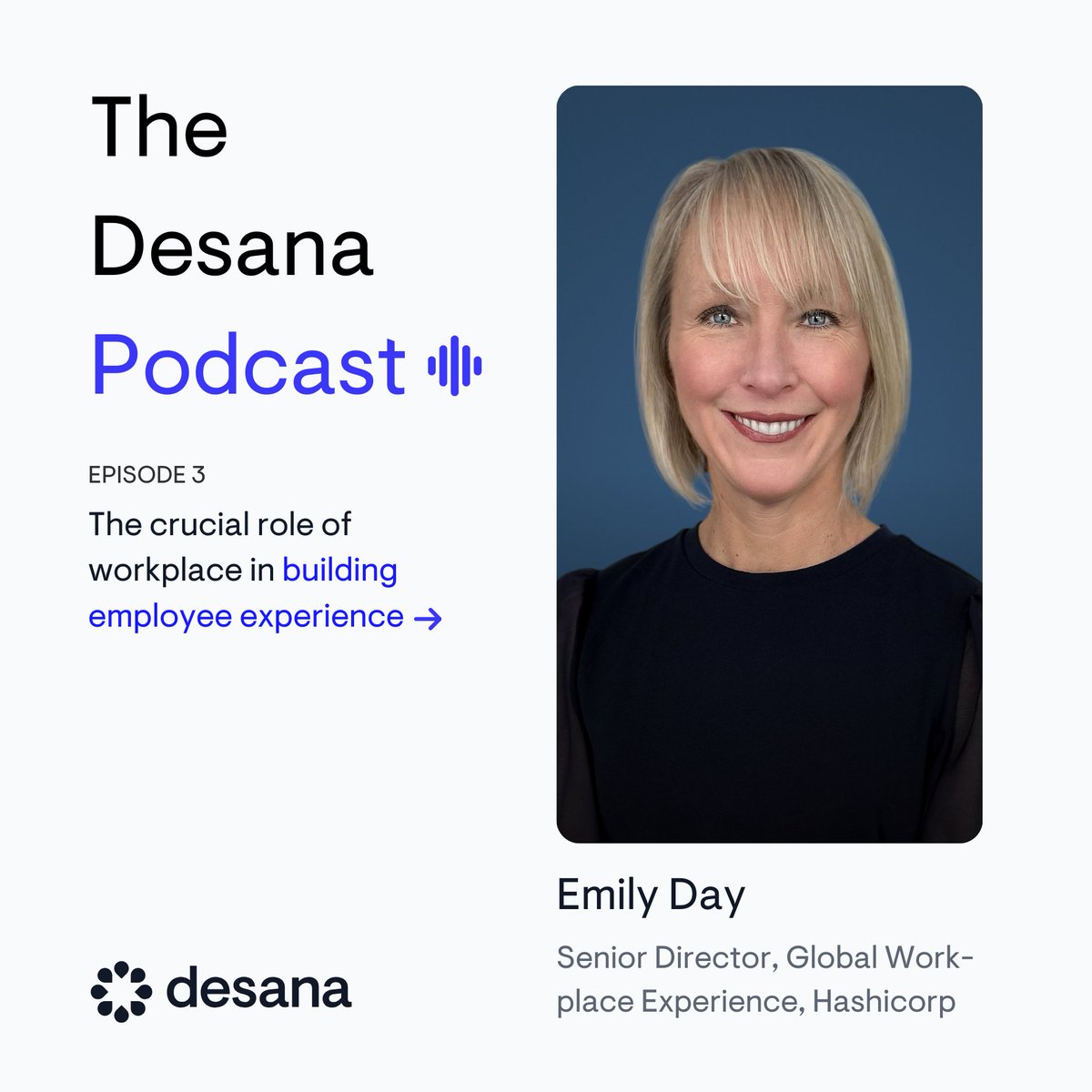 Episode 3 of The Desana Podcast is here! Our CEO and Co-Founder Michael Cockburn sat down in San Francisco with Emily Day, Senior Director of Global Workplace Experience at <a href="/HashiCorp/">HashiCorp</a>. 

Search for 'The Desana Podcast' or listen in via our blog: hubs.la/Q035mG3W0

#Podcast