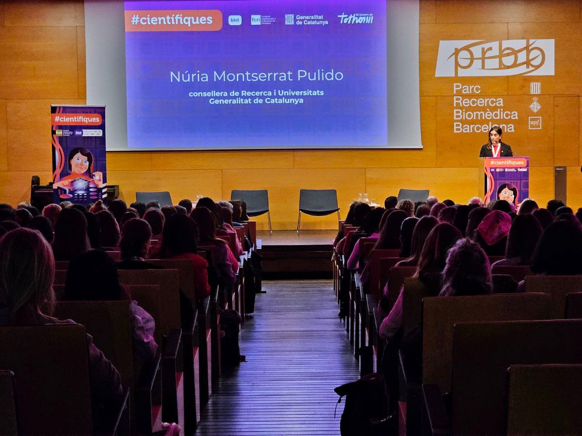 Recerca i Universitats (@recercauniscat) on Twitter photo 👩🔬🌍 #científiques2025 #11F #11F2025
📍 Les #conselleres Núria Montserrat i <a href="/eniubo/">Esther Niubó</a> participen en la 7a Trobada de científiques al <a href="/the_prbb/">Biomedicina BCN</a>
🗣"La ciència no té gènere, però les oportunitats, sí. És la nostra responsabilitat garantir que aquestes oportunitats arribin a tothom" 👩🔬🌍 #científiques2025 #11F #11F2025
📍 Les #conselleres Núria Montserrat i <a href="/eniubo/">Esther Niubó</a> participen en la 7a Trobada de científiques al <a href="/the_prbb/">Biomedicina BCN</a>
🗣"La ciència no té gènere, però les oportunitats, sí. És la nostra responsabilitat garantir que aquestes oportunitats arribin a tothom"