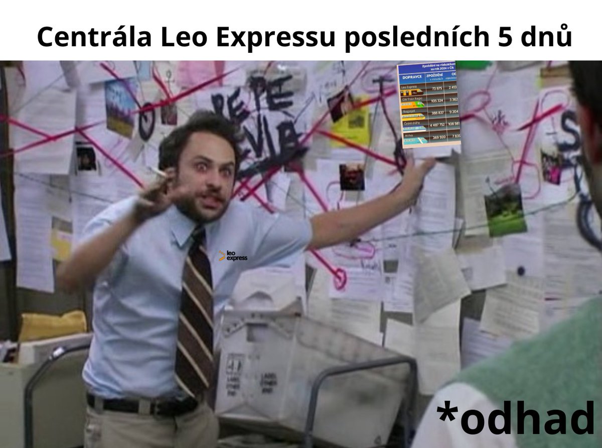 ceskedrahy_'s tweet photo. @leoexpress @MKrapinec Přejeme krásný den všem zaměstnancům Oddělení kreativních odhadů @leoexpress. Neměli jste to poslední dny lehké, myslíme na vás. 💙 #CDtym https://t.co/oWKIgCkFgH