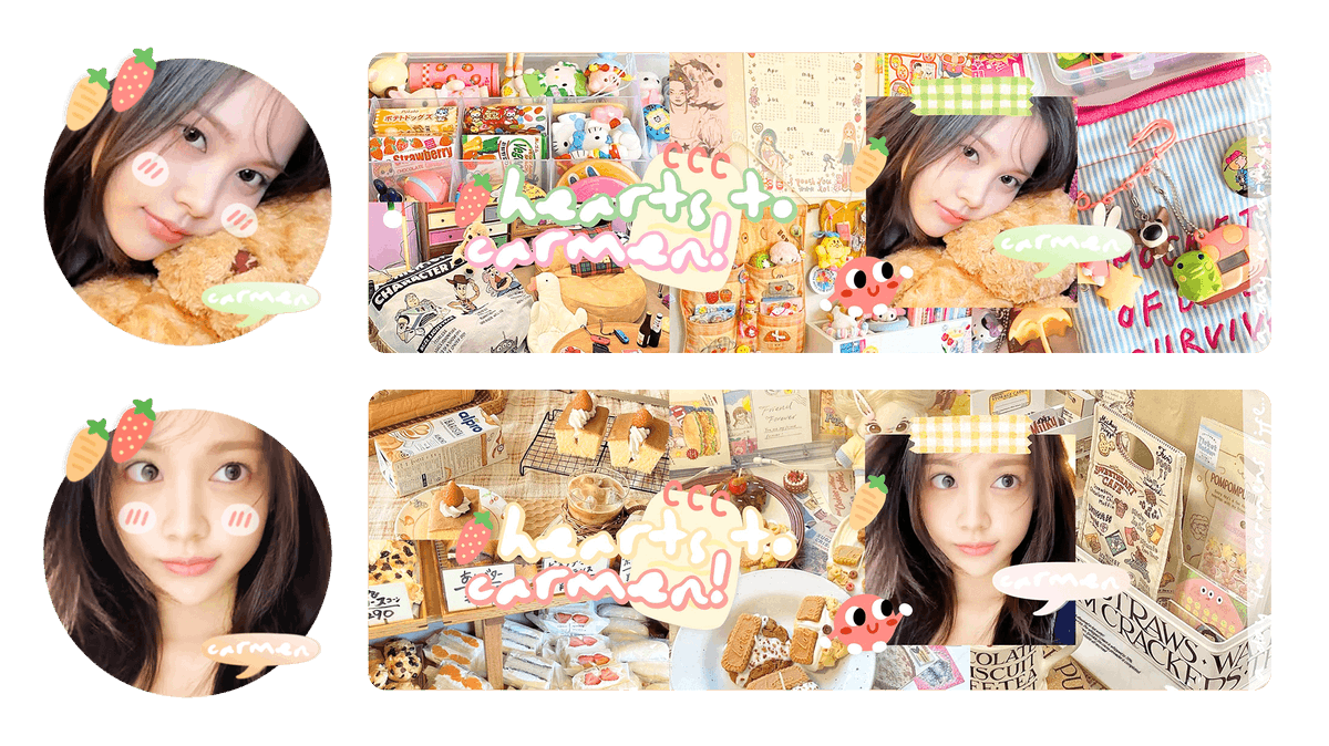 hi mentemen, aku punya layout ready stock carmen foto terbaru dengan harga 8.000/each! boleh ketuk dm aku kalau berminat, sankyuu! <3 #zonauang