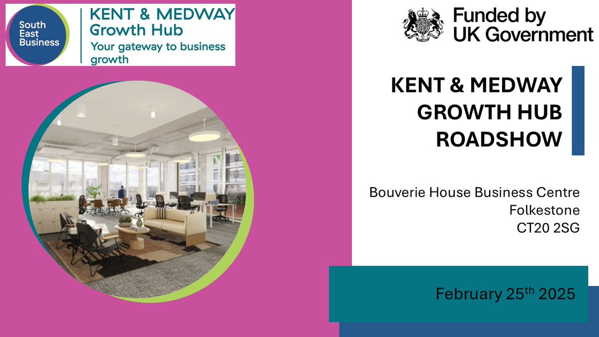 EKSDC_'s tweet photo. Join us at Bouverie House Business Centre, alongside the Kent and Medway Business Fund team, as we discuss the support and funding opportunities available for businesses in the Folkestone and Hythe borough. 

Booking Link
https://t.co/FdZEMSOSGp

@KMGrowthHub https://t.co/bUVVciEYmn