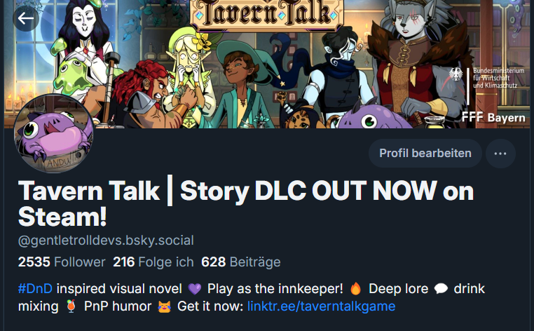 Tavern Talk | Story DLC OUT NOW on Steam! tweet media