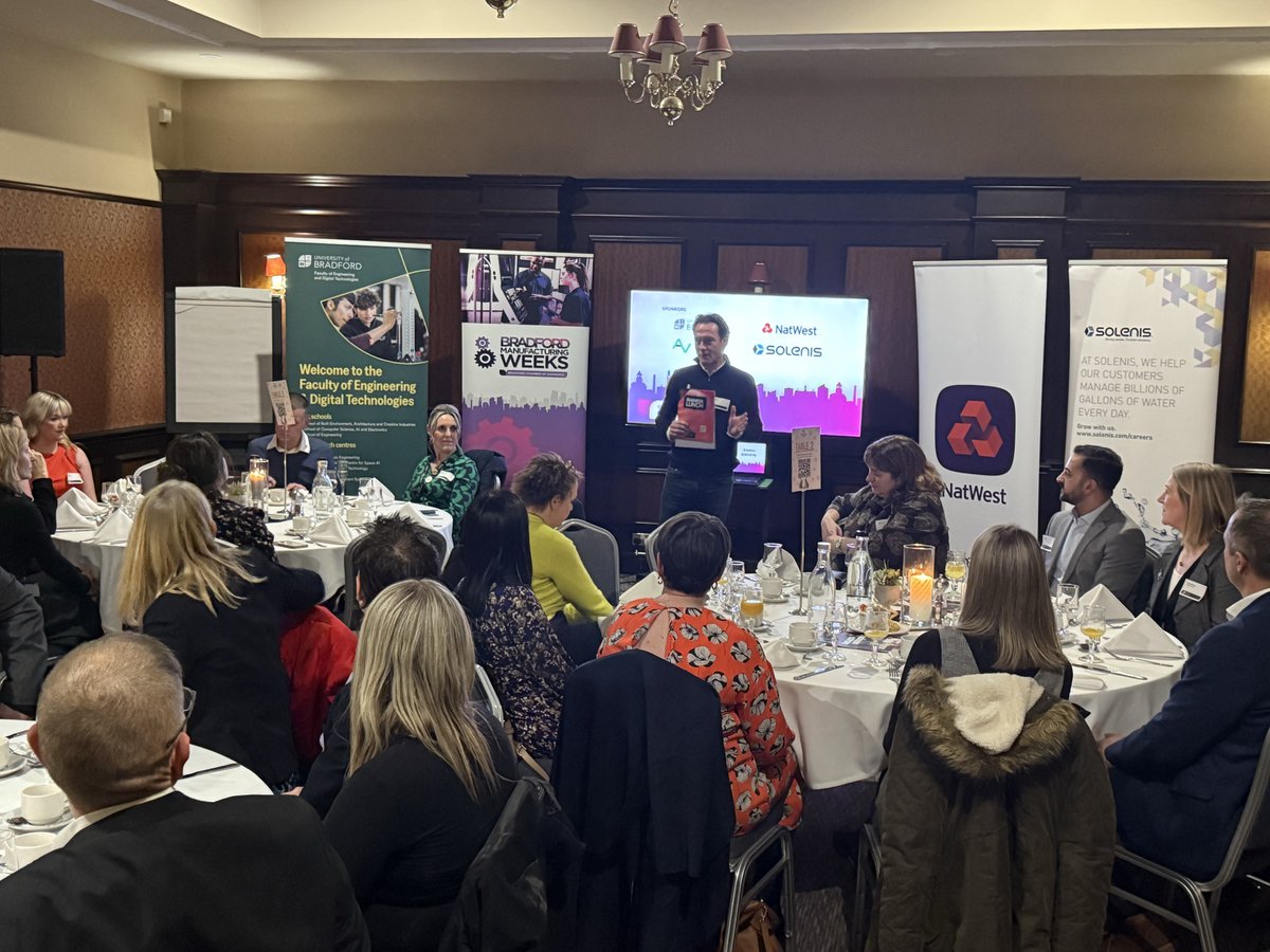 Bradford Manufacturing Weeks (@bradfordmfg) on Twitter photo A look back at the #BMW2024 Sponsors Dinner, thanks again to <a href="/NatWestGroup/">NatWest Group</a> for sponsoring this closing event and <a href="/CedarCourtHotel/">The Cedar Court Hotels Group</a> for hosting.
We look forward to continuing our successful project in 2025, with the essential support from our network. A look back at the #BMW2024 Sponsors Dinner, thanks again to <a href="/NatWestGroup/">NatWest Group</a> for sponsoring this closing event and <a href="/CedarCourtHotel/">The Cedar Court Hotels Group</a> for hosting.
We look forward to continuing our successful project in 2025, with the essential support from our network.