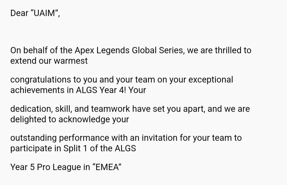 Oh shit... Here we go again.....!? 😮‍💨😐😬

We got invited to ALGS Open LAN 1000000$ and next Pro League.

To be honest, very mixed feelings about everything that is happening, I really hope that I will be able to get this LAN this time... 🙏

[ About Japan Championship ] - I have