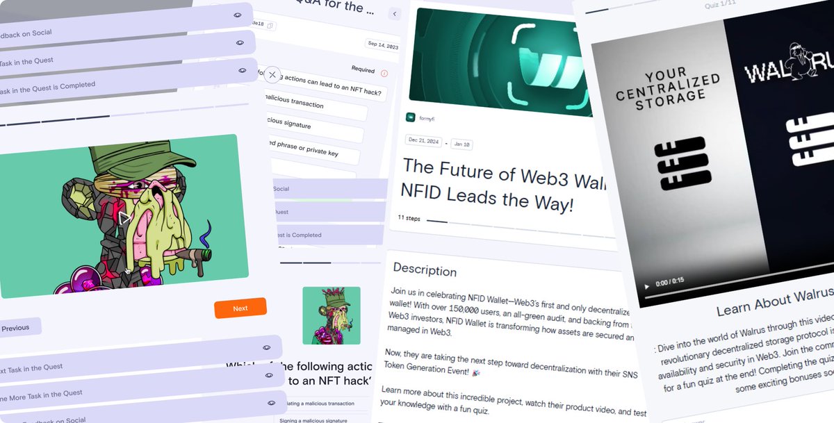 How can you use FormfAI to manage your community? You can leverage storytelling to build a stronger community. 

Combine captivating narratives with quizzes to help users learn more about your product, onboard new users effortlessly, and create deeper engagement. A compelling