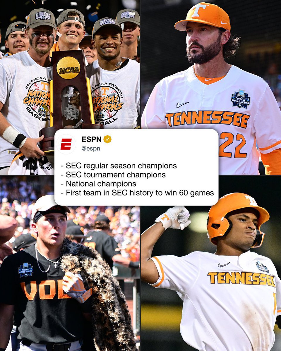 Tennessee really had the greatest season in College Baseball history